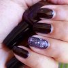 NOTD: Dark Purple nails with Accent