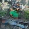 Youth falls from footboard of train