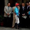 Mauritius. Jockeys, owners and trainers at Champ de Mars racecourse. Port Louis.