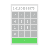 Designed this flat calculator UI today.