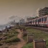 City by the sea: View of Colombo from Marine Drive Walawatte....