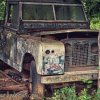 Land Rover Series II Cab.
Left to die a slow death some where in...