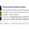 Someone killed ‘Dompe’. Via @nuzster.