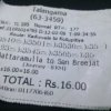 Only 16 bucks from Battaramulla to Sen Breejat (That’s St....