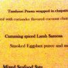 We’d suggest avoiding the lamb samosa. Spotted at Soho...