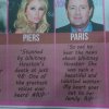 Mixing up Piers Morgan and Paris Hilton. Train wrecks...