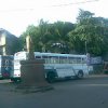 Buses ... in front of Wellampitiya Police station