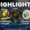 Highlights – St.Patrick’s v Zahira – Kotmale U19 Football Championship (Final)
