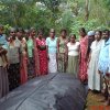 Srilankan farmers producing compost fertilizer