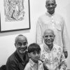 Harin, Anajalendran and Sundaran with little Sanjay.