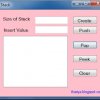 Stacks and Queues GUI applications