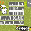 How to redirect Godaddy without www domain to with www