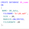 Create Database in SQL Server 2012