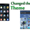 How to change the theme on samsung galaxy y