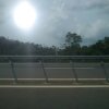 On the southern highway, from a moving car