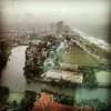 Colombo on a rainy day from 35th floor, WTC (Taken with...