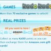 Play online games and Win Amazon Gift Cards