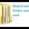 Hide/Unhide  Folders using command prompt