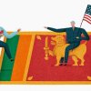 What a way to celebrate Sri Lanka’s 67th Independence Day with a National Flag redesigned by the Americans!