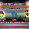 Live Updates | Holy Cross v St.Joseph Vaz | Kotmale Chox U19 – QF2