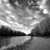 Te Awa Kairangi in Black & White [IMG_0125] by Kesara...