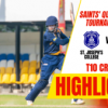 Highlights – St. Joseph’s College v St. Peter’s College – T10 Cricket | Saints Quadrangular 2022