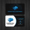 business card design for sales and research company