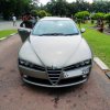 The gorgeous Alfa Romeo 159 parked outside Independence Square...
