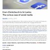 Full video & slidedeck of lecture: From Christchurch to Sri Lanka – The curious case of social media