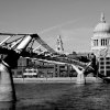 St. Paul’s Cathedral and the Millennium Bridge