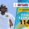 WATCH – Oshada Fernando’s 114 (134) – 1st Unofficial Test | England Lions tour of Sri Lanka 2023